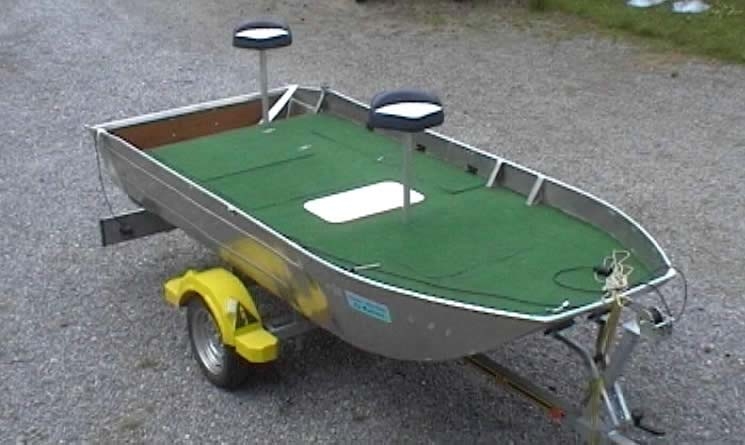 Легкая алюминиевая рыболовная лодка (24)