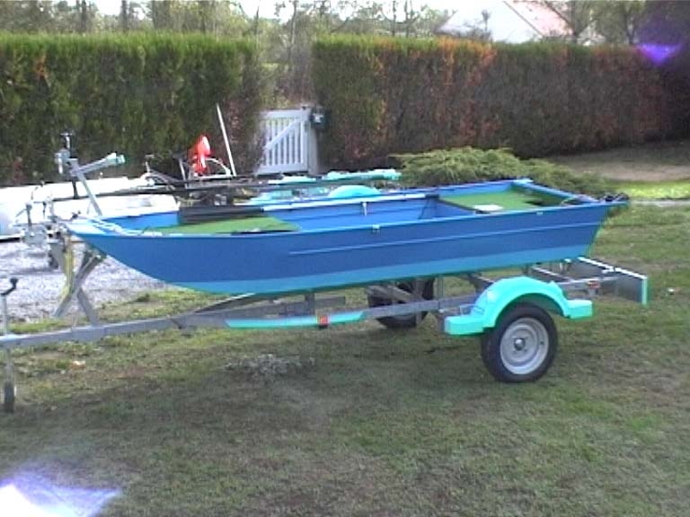 Легкая алюминиевая рыболовная лодка (30)