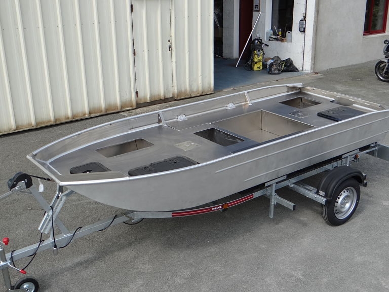 Легкая алюминиевая рыболовная лодка (91)